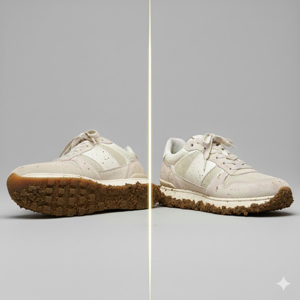 Schuhreinigung - Grobe Reinigung